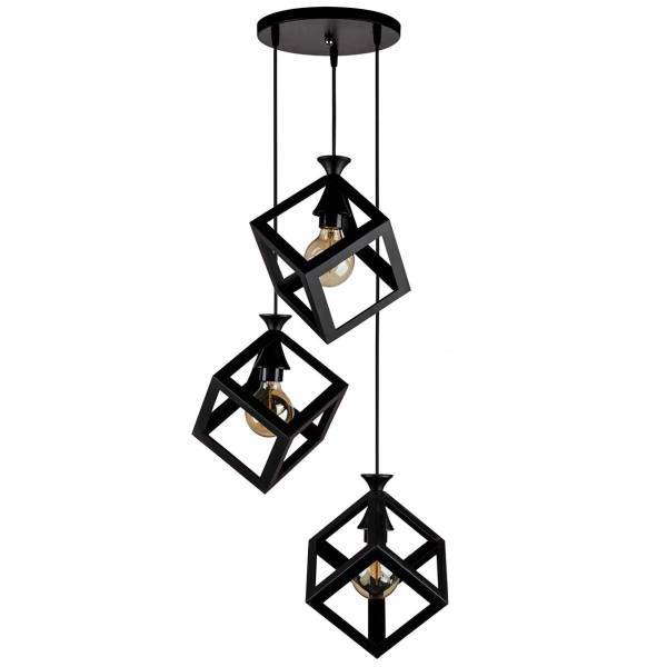 چراغ آویز چشمه نور 3 شعله کد 3101/3H، Cheshmeh Noor 3101/3H Three Flames Hanging Lamp