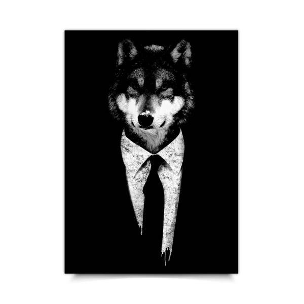 پوستر ونسونی طرح Mr Wolf سایز 30x40، Wensoni Mr Wolf Poster 30x40