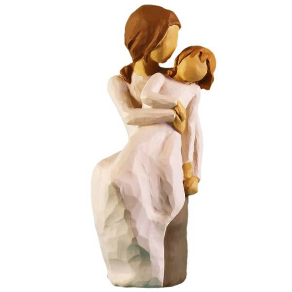 مجسمه امین کامپوزیت مدل مادر و دختر کد 115، Amin Composite Mother And Daughter 115 Statue