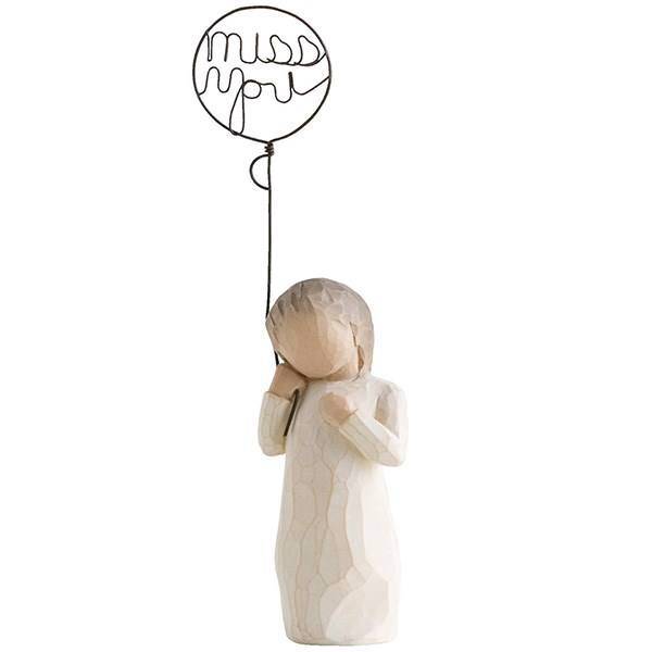 مجسمه ویلو تری مدل دل تنگی ات، Willow Tree Miss You 26183 Statue