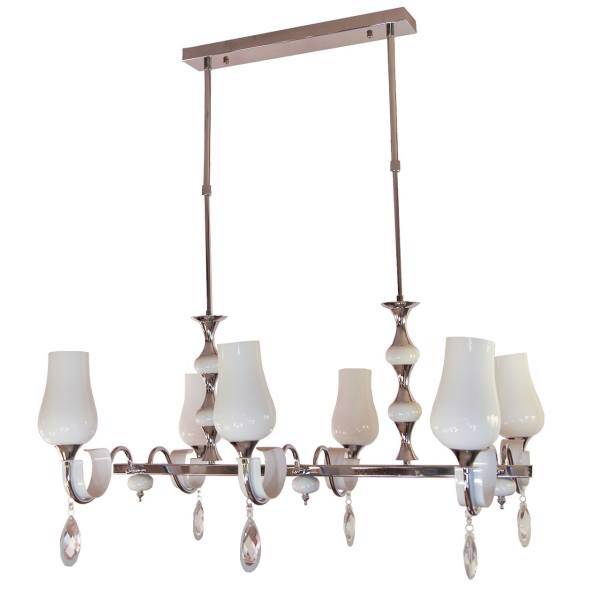 لوستر مجلل6شعله کد 25110/6، Mojalal 25110/6sixt Flames Chandelier