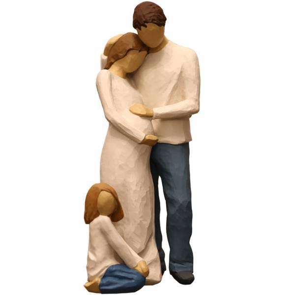 مجسمه امین کامپوزیت مدل Family Grouping کد529 بسته دو عددی، Amin Composite Family Grouping 529 Statue Pack Of 2