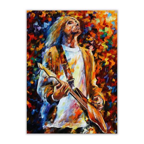 تابلو شاسی گالری آگاپه مدل E24 طرح Kurt Cobain، Agape Gallery E24 Kurt Cobain MDF Printed Mount