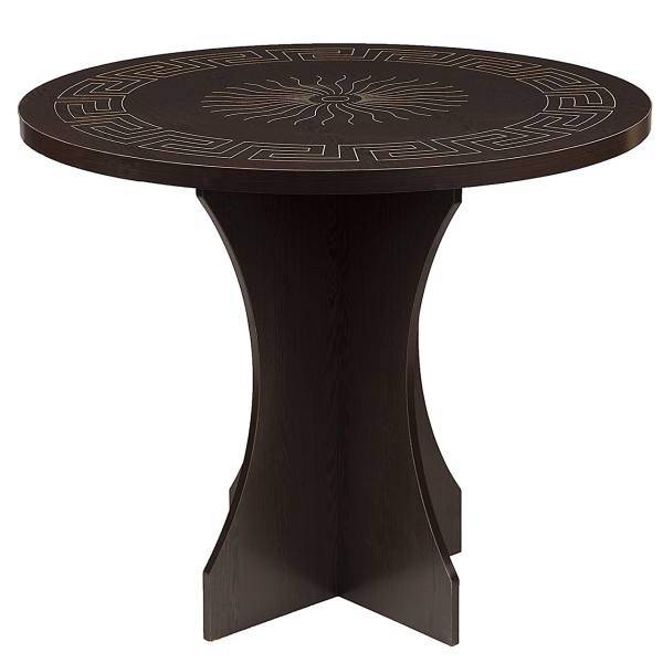 میز ناهار خوری صنایع چوب قائم کد K301 سایز 100 × 100، Sanaye Choob Ghaem K301 MDF circle Dinning Room Table Size 100 x 100