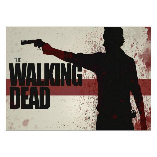 تابلو شاسی ونسونی طرح Walking Dead Splashسایز 30 × 40، Wensoni Walking Dead Splash Chassis 40 x 30