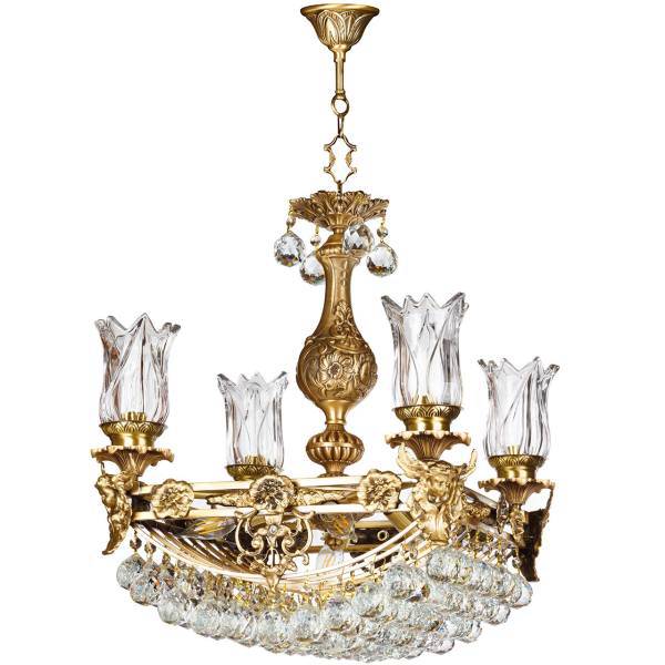 لوستر چشمه نور10 شعله کد C2636/50، Cheshmeh Noor C2636/50 Ten Flames Chandelier