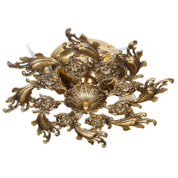 لوستر سقفی چشمه نور 5 شعله کد C2637، Cheshmeh Noor C2637 Five Flames Ceiling Chandelier