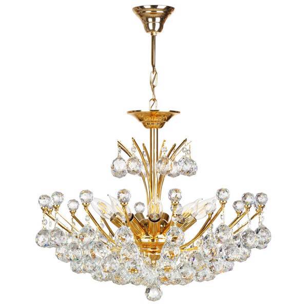 چراغ آویز چشمه نور 9 شعله کد H6635/50G، Cheshmeh Noor H6635/50G Nine Flames Hanging Lamp