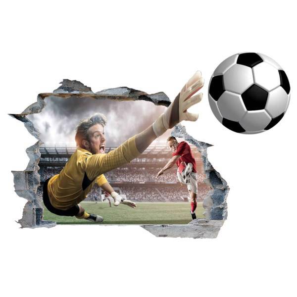 استیکر سه بعدی ژیوار طرح دروازه بان، Zhivar Goal Keeper 3D Sticker