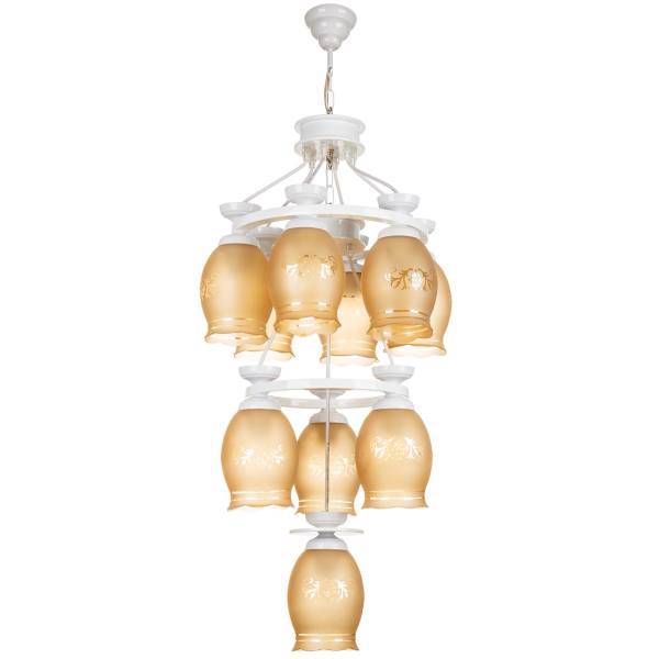 لوستر چشمه نور 10 شعله کد G559/6_3_1WT، Cheshmeh Noor G559/6_3_1WT Ten Flames Chandelier