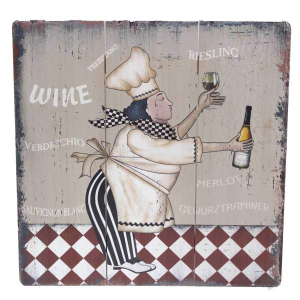 تابلو شاسی هوم استایل مدل 202 سایز 40x40 سانتی متر، HomeStyle 202 Wood Chassis Size 40x40 Cm