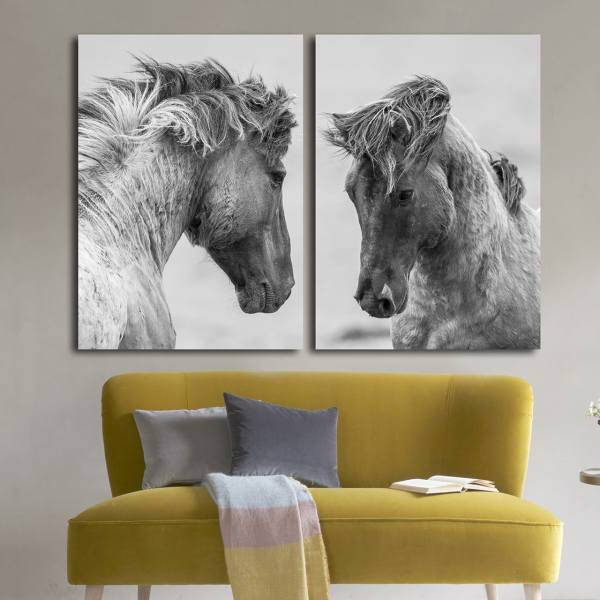 تابلوی دیواری 2 تکه بارمان مدل TA-5001، Barman TA-5001 Tableau 2 Pcs