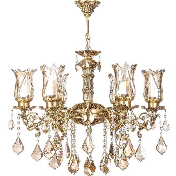 لوستر چشمه نور6 شعله کد S3571/6، Cheshmeh Noor S3571/6 Six Flames Chandelier