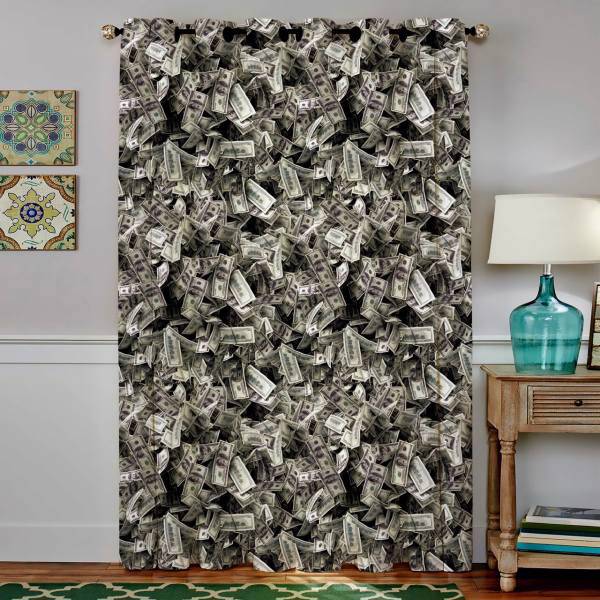 پرده مخمل رنس مدل C4-50085 ارتفاع 190 سانتی متر، Rence C4-50085 Curtain 190 cm