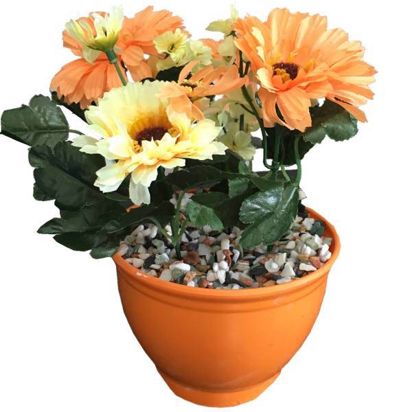 گلدان به همراه گل مصنوعی کارا مدل 12037، Kara 12037 Flower And Pot