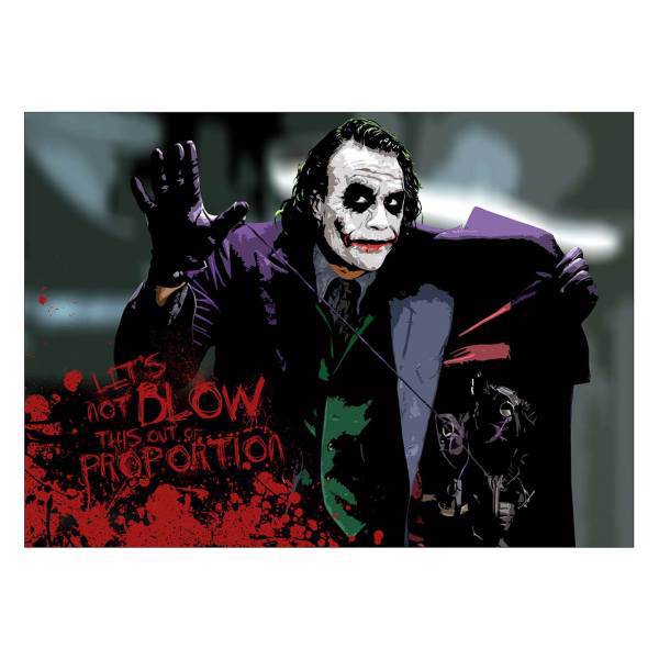 تابلو شاسی ونسونی طرح Joker Confine to Blow سایز 50 × 70، Wensoni Joker Confine to Blow Chassis Size 50 x 70