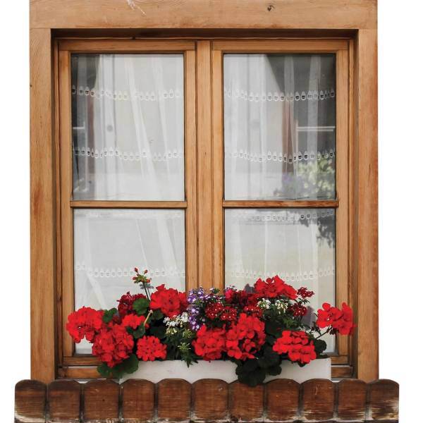 پنجره مجازی سالسو طرح پنجره چوبی، Salso Wooden Window 3D Virtual Window