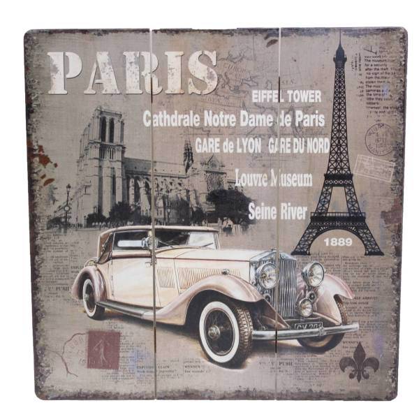 تابلو شاسی هوم استایل مدل 205 سایز 40x40 سانتی متر، HomeStyle 205 Wood Chassis Size 40x40 Cm