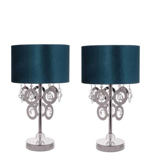 آباژور رومیزی دیلایت کد301Silver AFx2بسته 2 عددی، Delight 301Silver AFx2 Table Lamp Pack Of 2