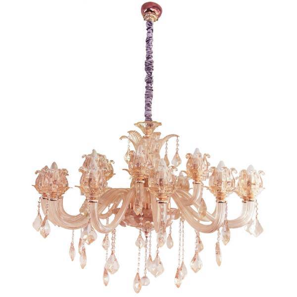 لوستر مجلل 18 شعله کد 83822/18، Mojalal83822/18 ethen Flames Chandelier