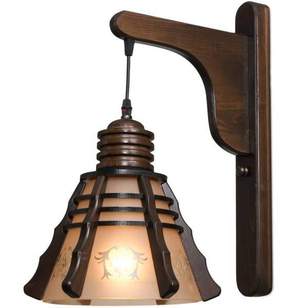 چراغ دیواری دارکار مدل مخروطی کد 483، Darkar 483 Makhrooti Wall Hanging Lamp