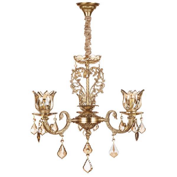 لوستر چشمه نور 3 شعله کد C2779/3، Cheshmeh Noor C2779/3 Three Flames Chandelier