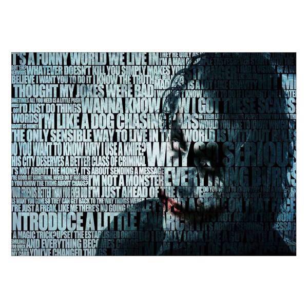 تابلو شاسی ونسونی طرح Joker Dialogues سایز 50 × 70، Wensoni Joker Dialogues Chassis Size 50 x 70