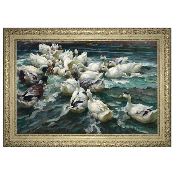 تابلو گالری هنری پیکاسو مدل اردک در آب