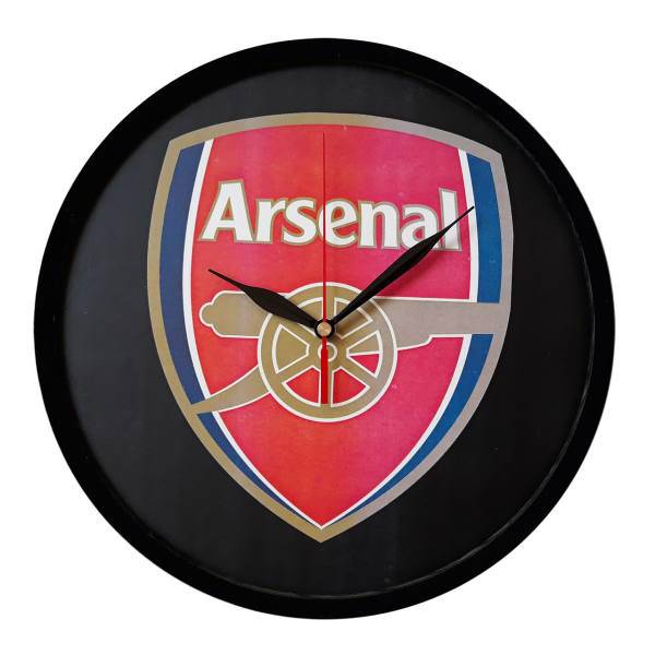 ساعت دیواری آرسنال مدل سان تایم 405، Arsenal Team Clock Sun Time 405