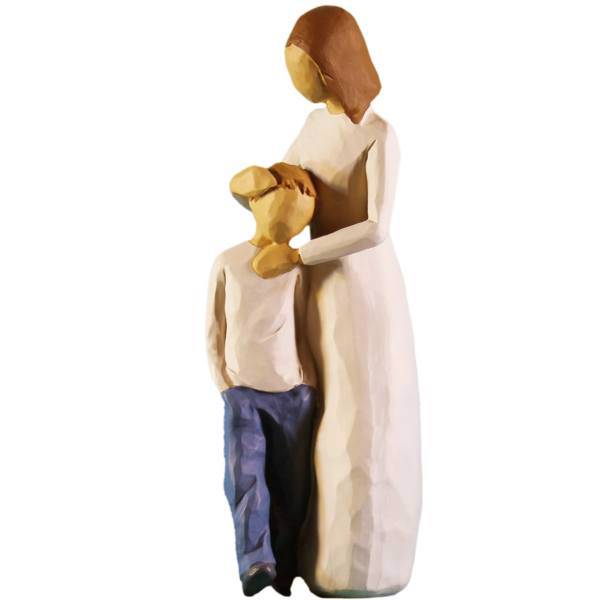 مجسمه امین کامپوزیت مدل مادروپسر کد 48، Amin Composite Mother And Son 48 Statue