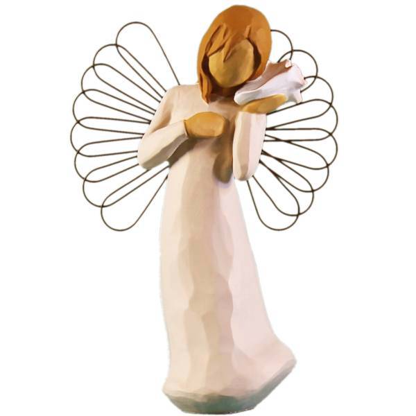 مجسمه امین کامپوزیت مدل فرشته درفکرتو کد 1/1، Amin Composite Angel Of Thinking Of You 1/1 Statue