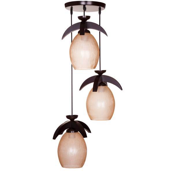 چراغ آویز چشمه نور 3 شعله کد 508/3H، Cheshmeh Noor 508/3H Three Branches Hanging Lamp