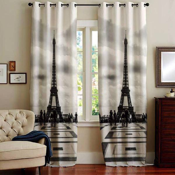 مجموعه دو عددی پرده مینوتو هوم مدل SA-058 ارتفاع 300 سانتی متر، minoto home SA-058 Curtain