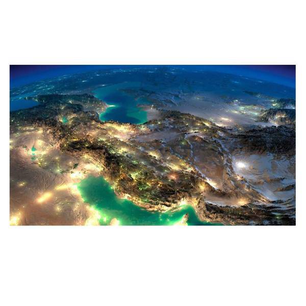 تابلو شاسی نقره ترمه مدل A13