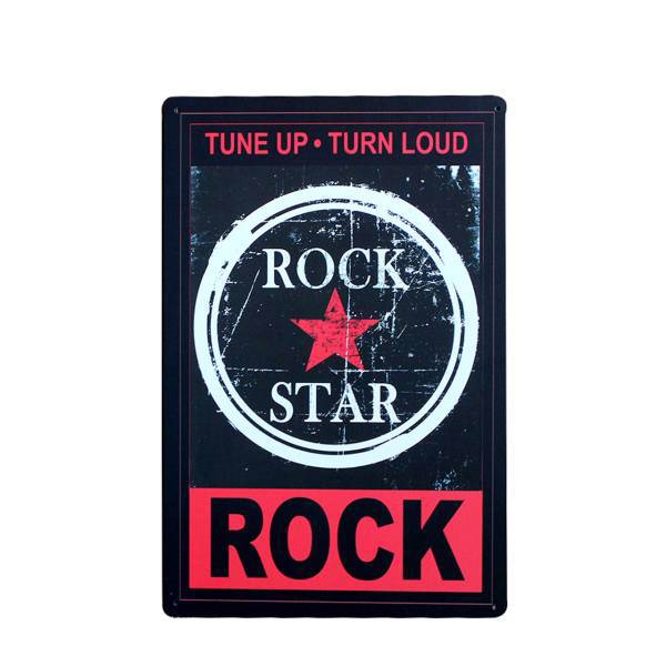 تابلو فلزی نوژا مدل Rock Star