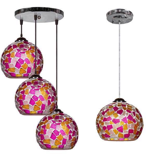 مجموعه چراغ آویز دیلایت کد DEL12-200/3-250، Delight DEL12-200/3-250 Hanging Lamp Set