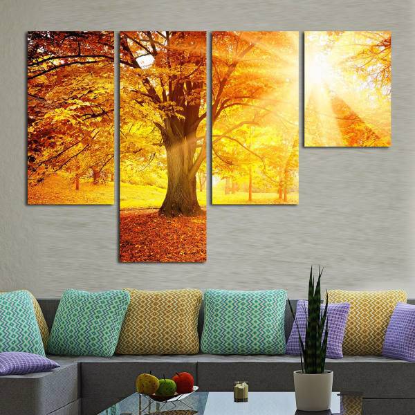 تابلوی دیواری 4 تکه بارمان مدل TA-809، Barman TA-809 Tableau 4 Pcs