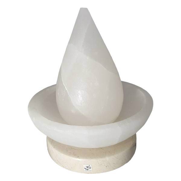 آباژور سنگ نمک طب سنگ طرح شاه عباسی کد TA-6010، Tebsang Shahabbasi TA-6010 Salt Stone Lamp