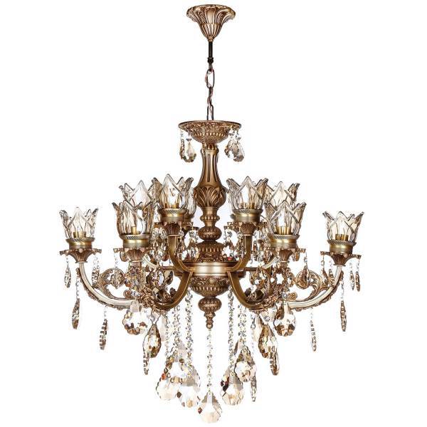 لوستر چشمه نور 12 شعله کد C2807/6، Cheshmeh Noor Twelve Flames C2807 Chandelier