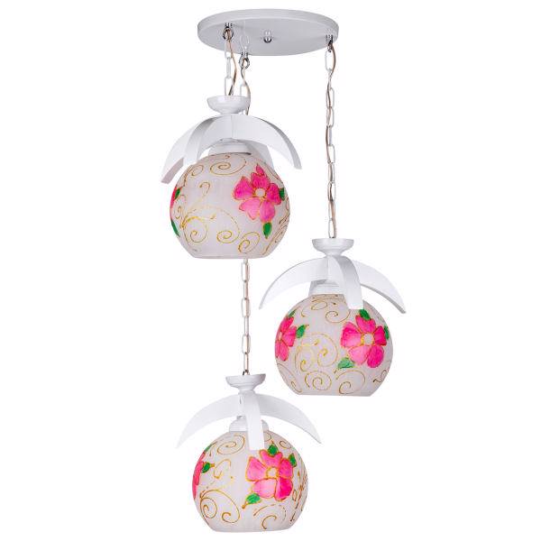 چراغ آویز چشمه نور 3 شعله کد G519/3H، Cheshmeh Noor 519/3H Three Branches Hanging Lamp