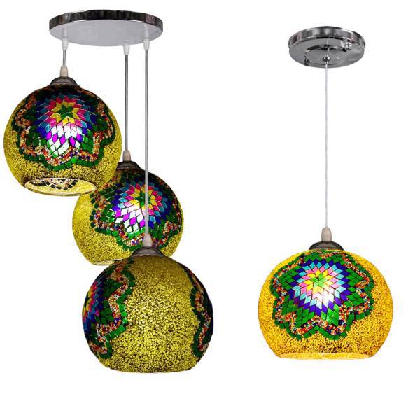 مجموعه چراغ آویز دیلایت کد DEL34-200/3-250، Delight DEL34-200/3-250 Hanging Lamp Set