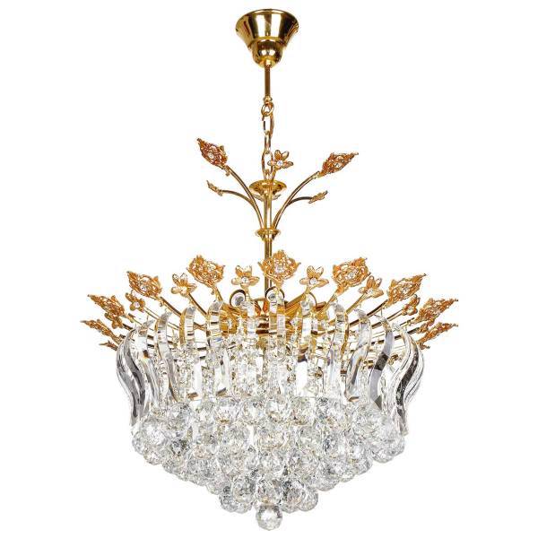 لوستر چشمه نور 10 شعله کد 6620/60، Cheshmeh Noor 6620/60 Ten Flames Chandelier