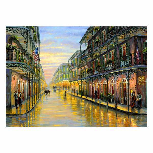 تابلوی ونسونی طرح Royal Street سایز 30x40، Wensoni Royal Street Chassis 30x40