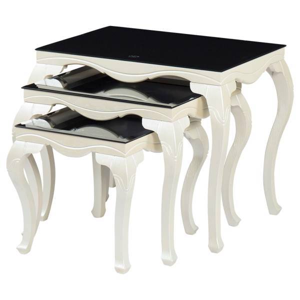 میز عسلی سهیل کد 0061SE مجموعه سه عددی، Soheil 0061SE Side Table 3 pcs