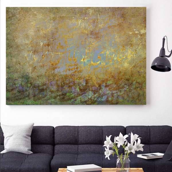 تابلو بوم خط روزتو طرح نامو، Rouzeto Namou Canvas