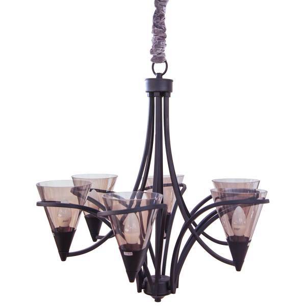 لوستر مجلل 6 شعله کد6/ 7200، Mojalal 7200/6 six Flames Chandelier