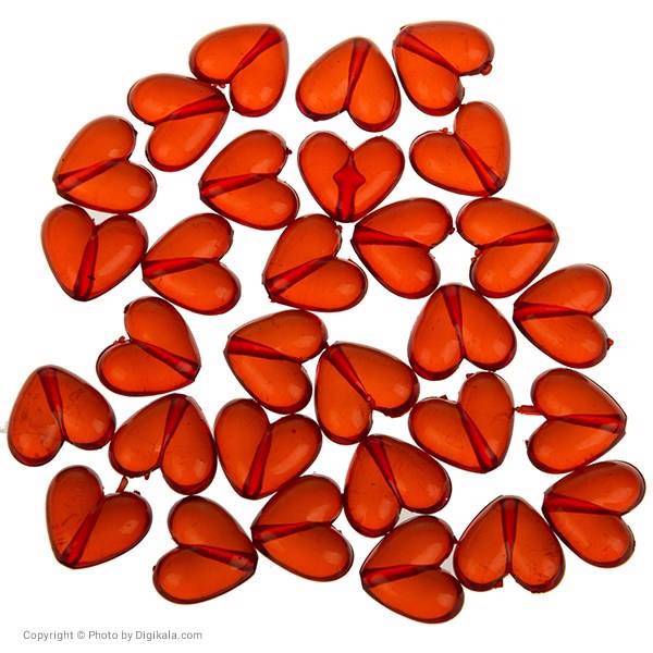 قلب تزیینی کادو مدل Glass Heart کد 10375 - 1 بسته، Glass Heart 10375 Decorative - 1 Pack