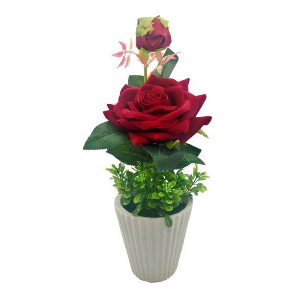 گلدان به همراه گل مصنوعی کیدتونز کد KGG-014-3، Kidtunes KGG-014-3 Flower And Pot