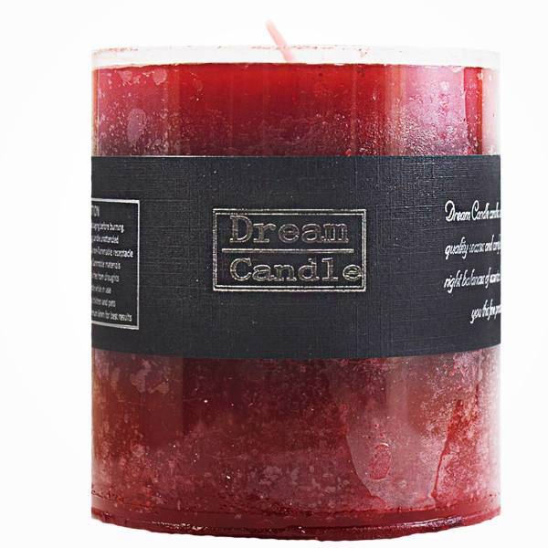 شمع دریم کندل مدل Red Pillar با رایحه عطری تمشک های قرمز