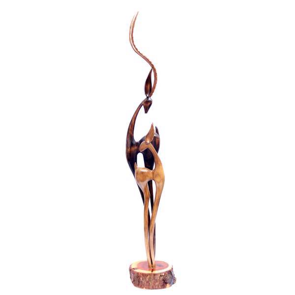 مجسمه چوبی دکو لایف طرح امید به زندگی کد13699، Deco Deco Statue Lucky Living Plan